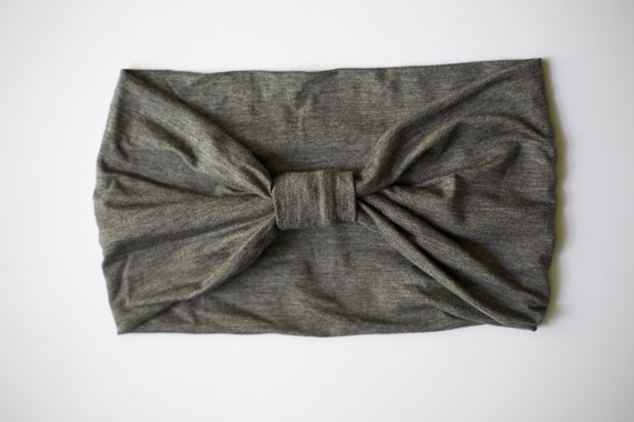 Gray Day - Women's Knit Stretch Headband
