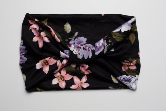 SALE Forest Floral - Women's Knit Stretch Headband