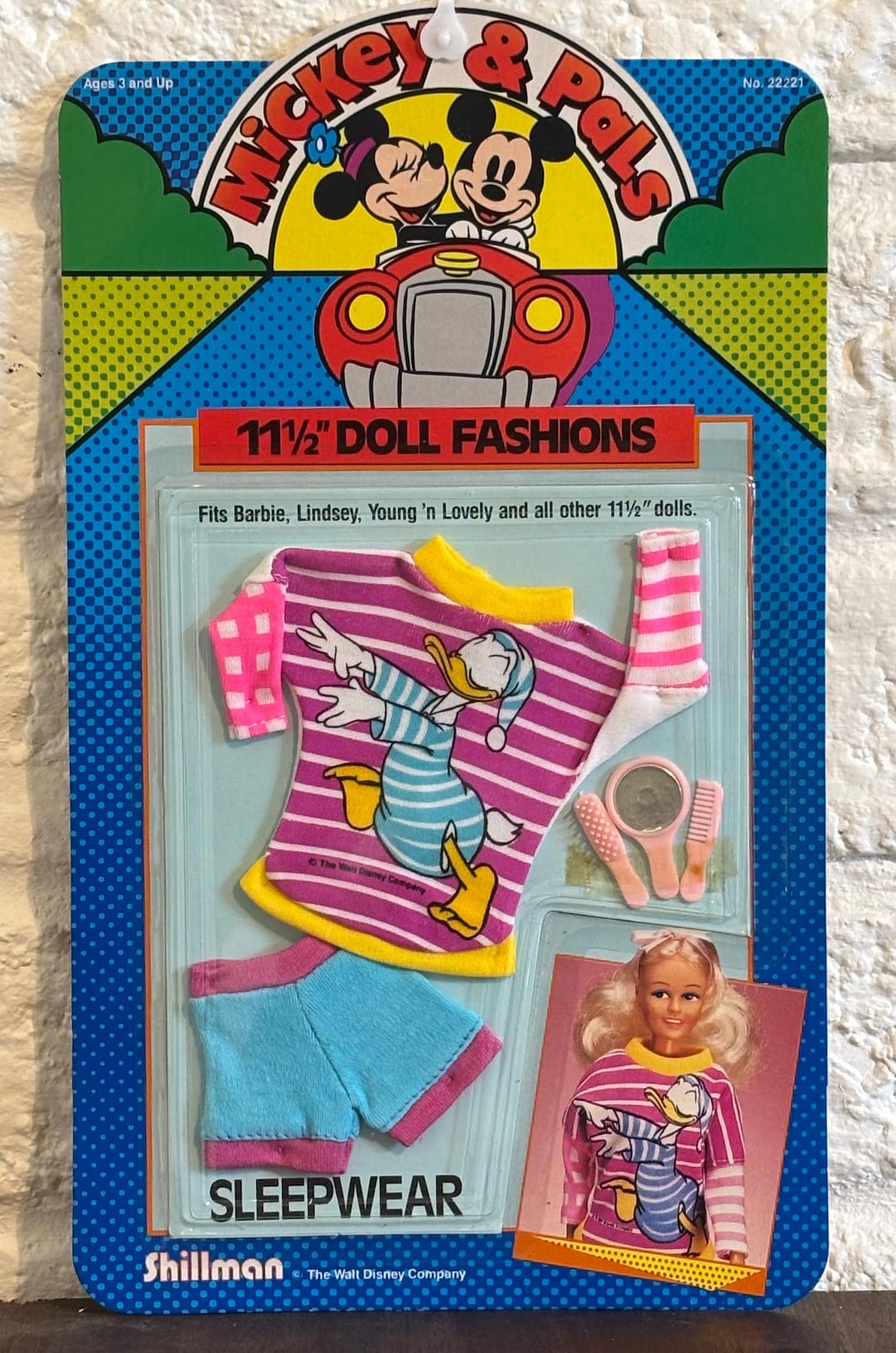 1986 Shillman Mickey & Pals Fashions Sleepwear - Etsy