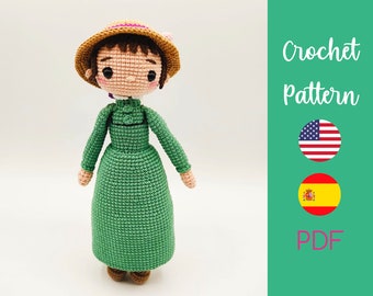 SOPHIE II • Amigurumi Doll Pattern • Crochet Doll • Crochet Pattern • Amigurumi Tutorial • PDF • English Pattern • Spanish