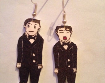 Pet Shop Boys earrings