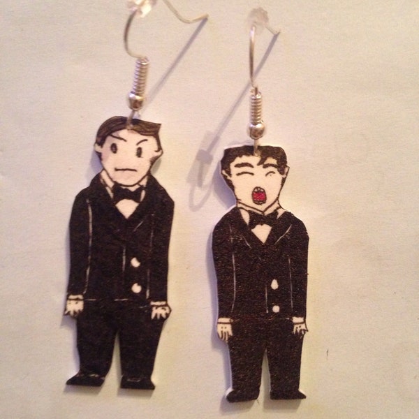 Pet Shop Boys earrings