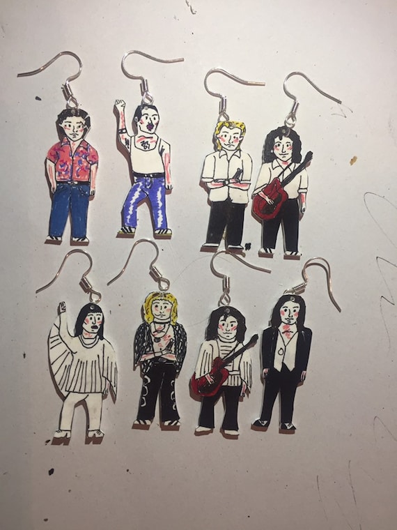 Freddie mercury deals earrings