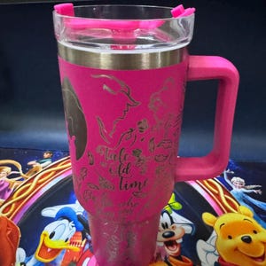 Beast and beauty Tumbler 40oz engraved