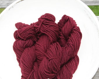Briggs & Little Super 4 Ply Wool Yarn Dark Maroon