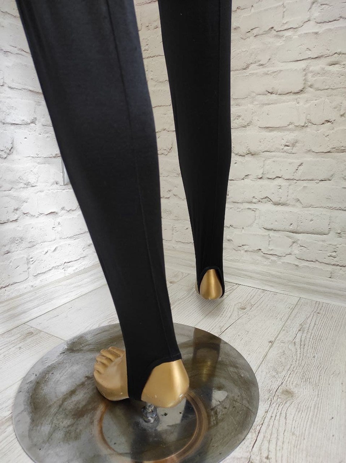 Wolford Vintage 90s Nylon Stirrup Studded Leggings Stretching Etsy