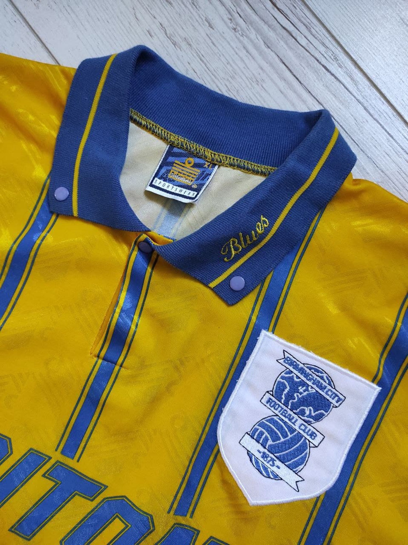 Birmingham City FC Vintage Jersey 1994 Admiral Shirt Home Kit | Etsy