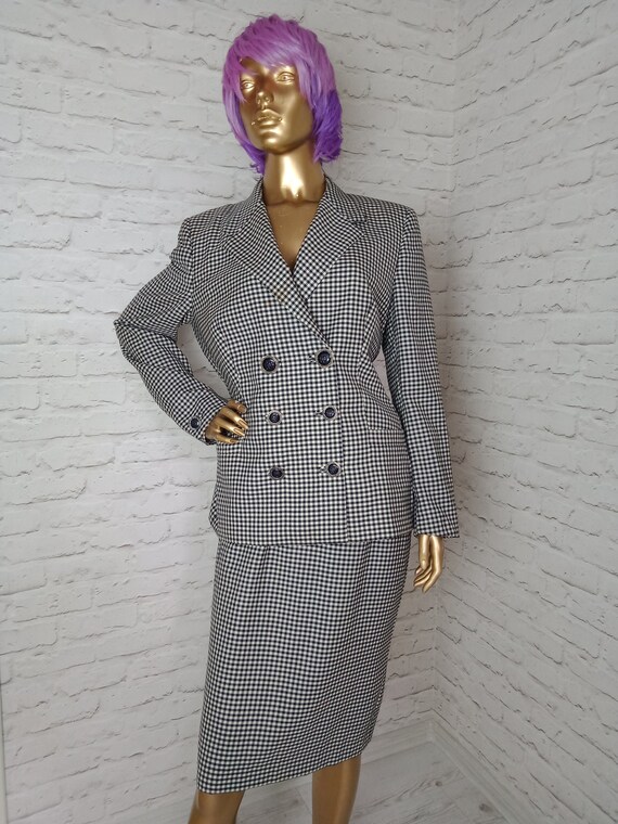 Gianni Versace Couture Vintage Blazer Skirt Suit … - image 1