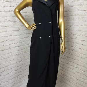 1990s Black Jersey Dress | La Perla