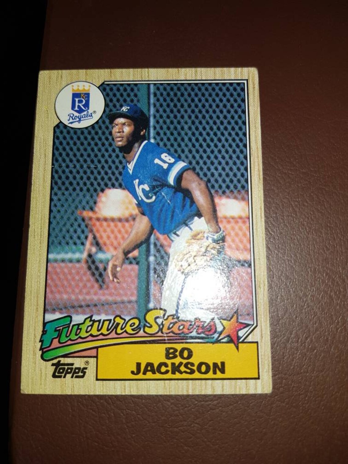 1986 Topps Bo Jackson Future Stars Card Etsy