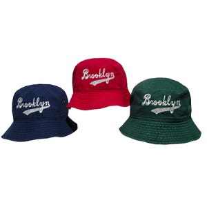 Brooklyn Dodgers Adults Bucket Hats.