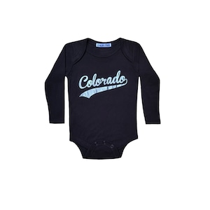 Colorado Black Baby Bodysuit
