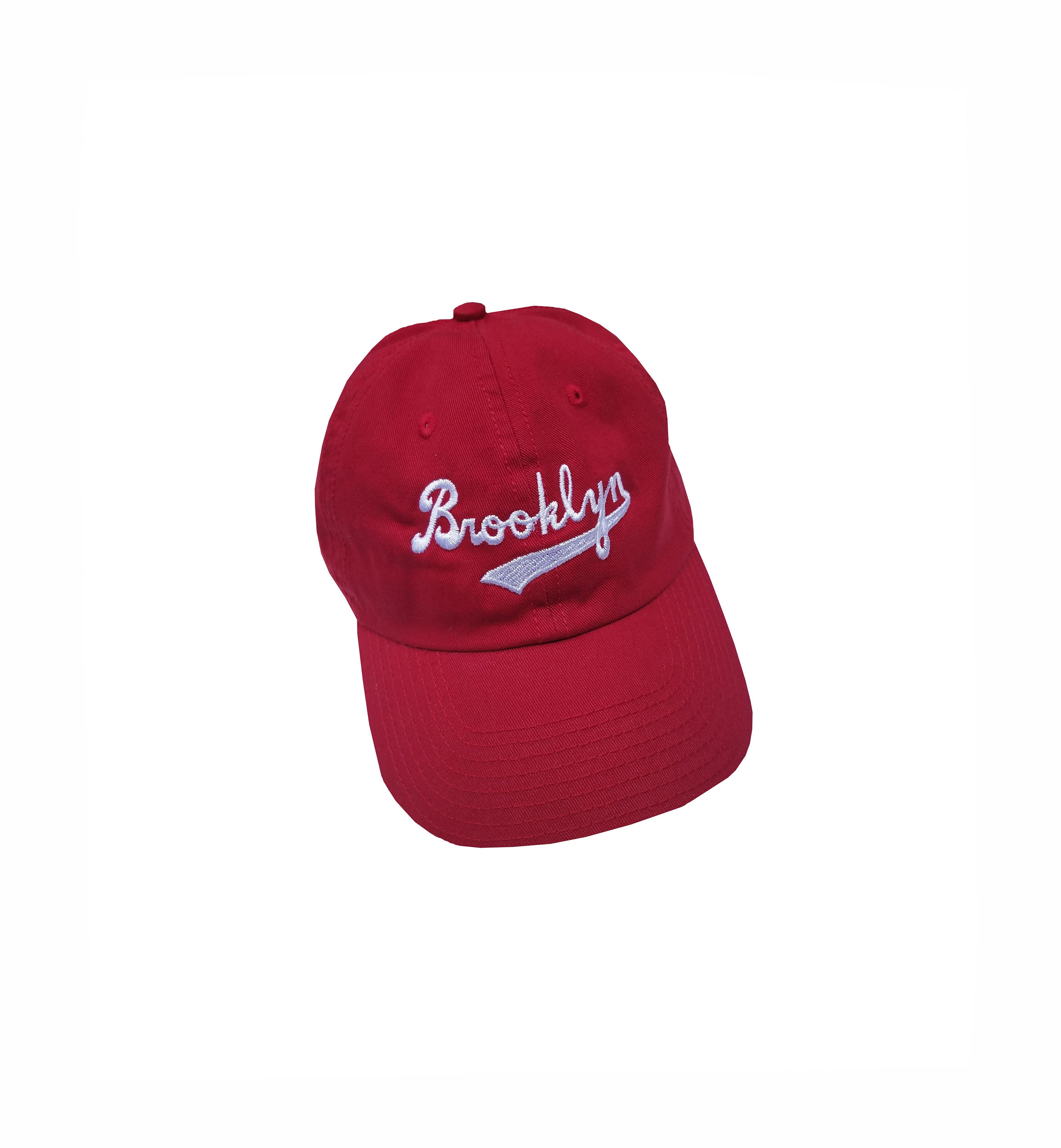 Brooklyn Children Red Dodgers Script Baseball Hat