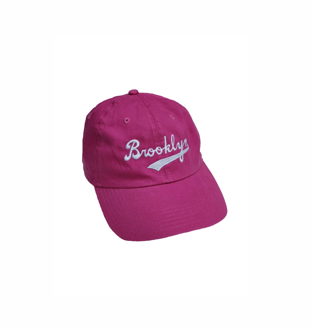 Brooklyn Adults Raspberry Baseball Hat Etsy