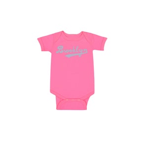 Brooklyn Hot Pink Baby Bodysuit.