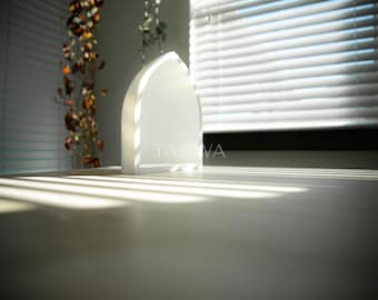 Mini Mihrab Islamic Decor | Small & Large Sizes | Modern Ramadan Decoration in Black or White