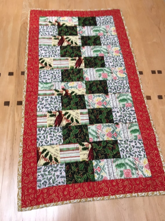 Quilted Holiday Runner Etsy