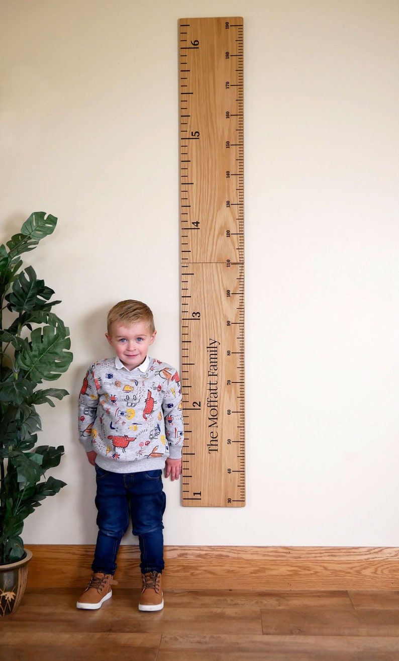 Oak Ruler Height Chart