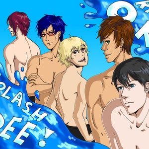 Rage On!/Splash Free! - Stampa da 11&quot; x 8,5&quot;