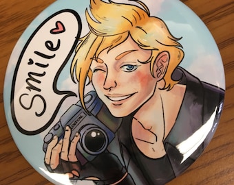 Smile! Prompto Argentum 3" pocket mirror