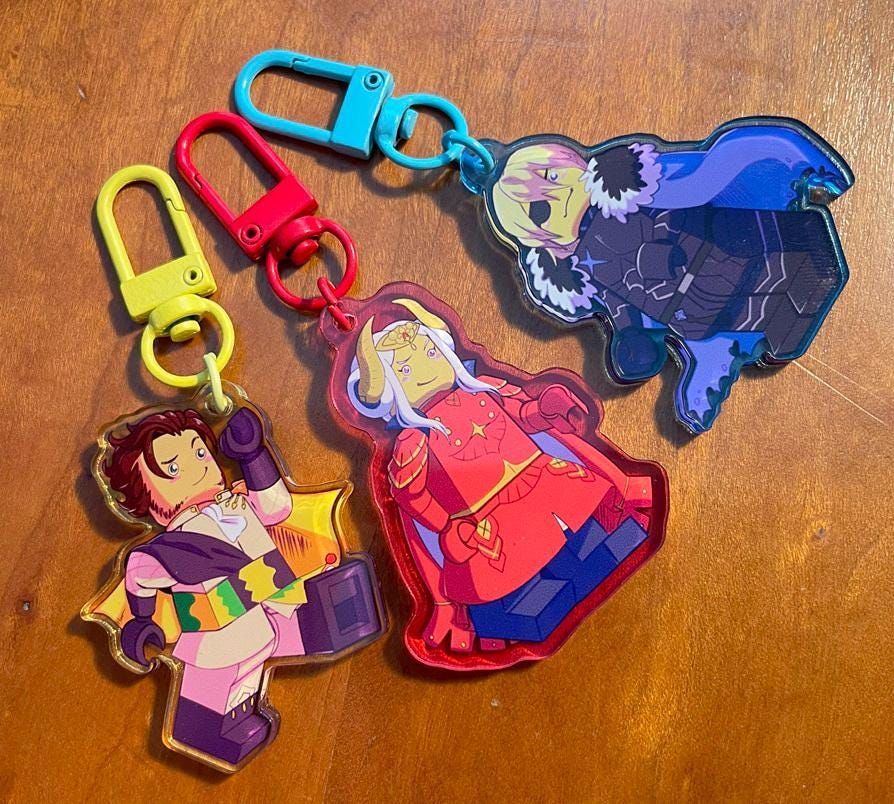 FE3H miniature figure 2" acrylic keychain