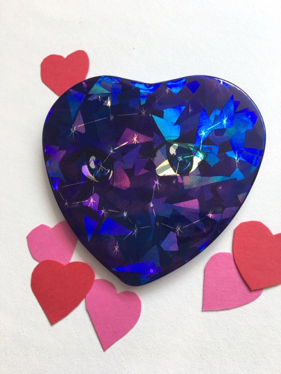 Bouton De Coeur Anime Galaxie Yeux Holo Etsy Bouton De Coeur Anime Galaxie Yeux Holo Etsy