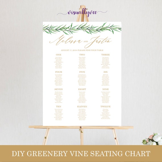 The Vine Seating Chart