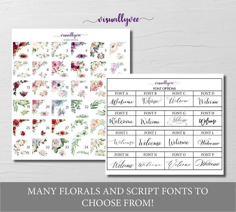 Tent Card Infographic Wedding Program Wedding Table Number Etsy