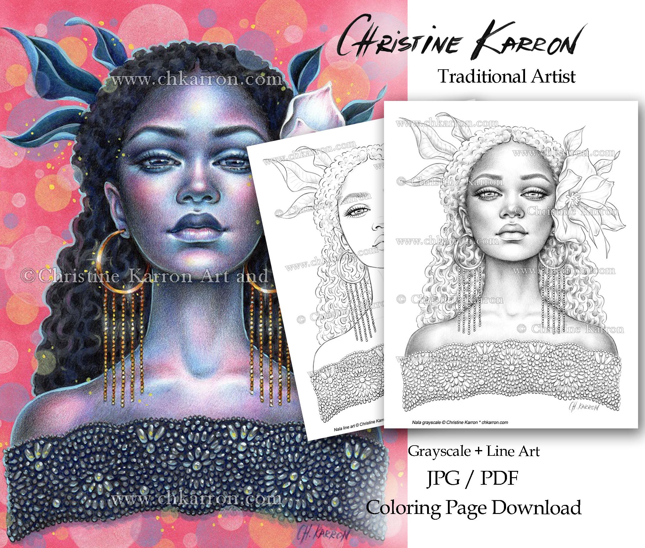 Nala — coloring book cover