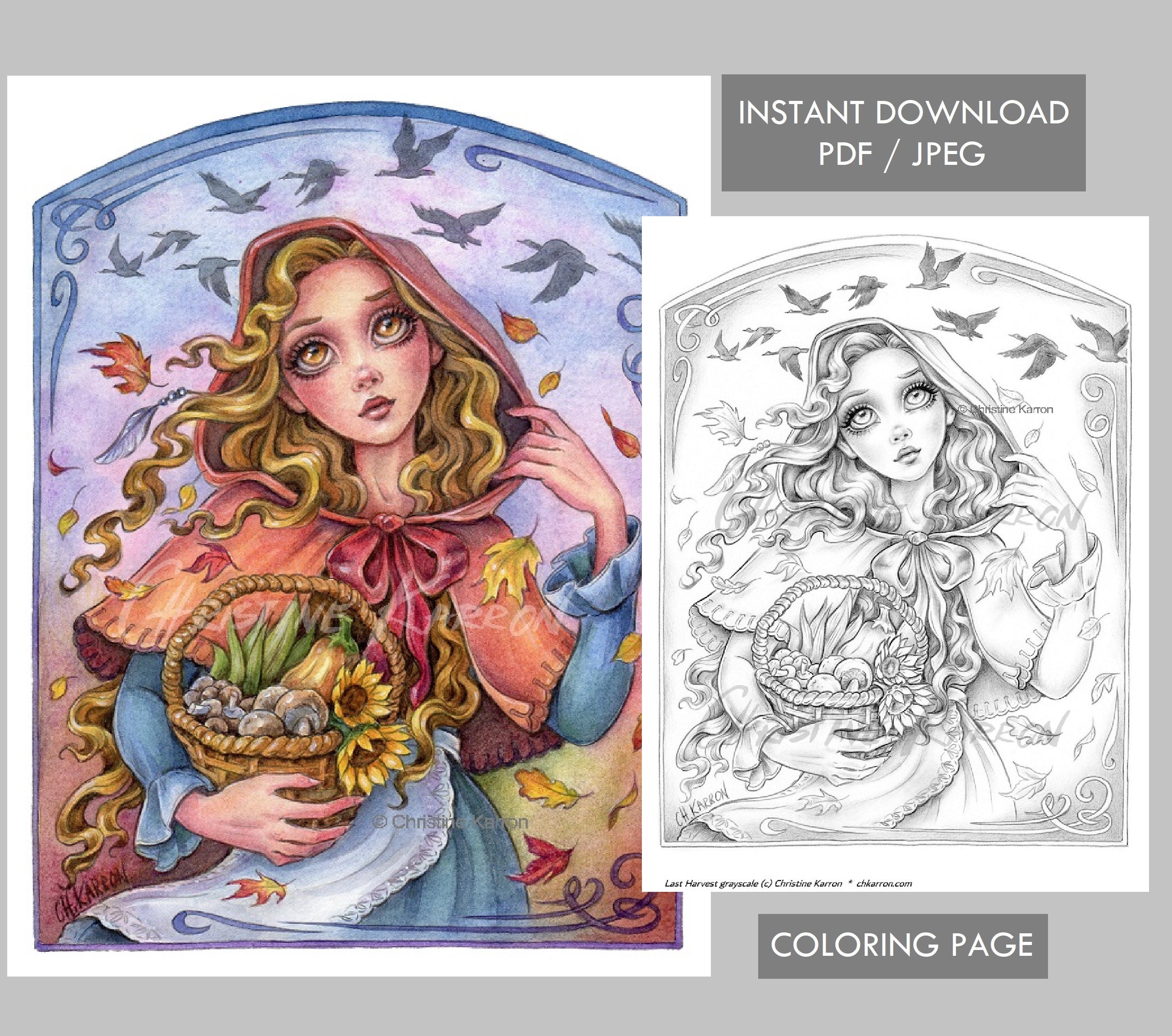 Last Harvest — coloring book cover