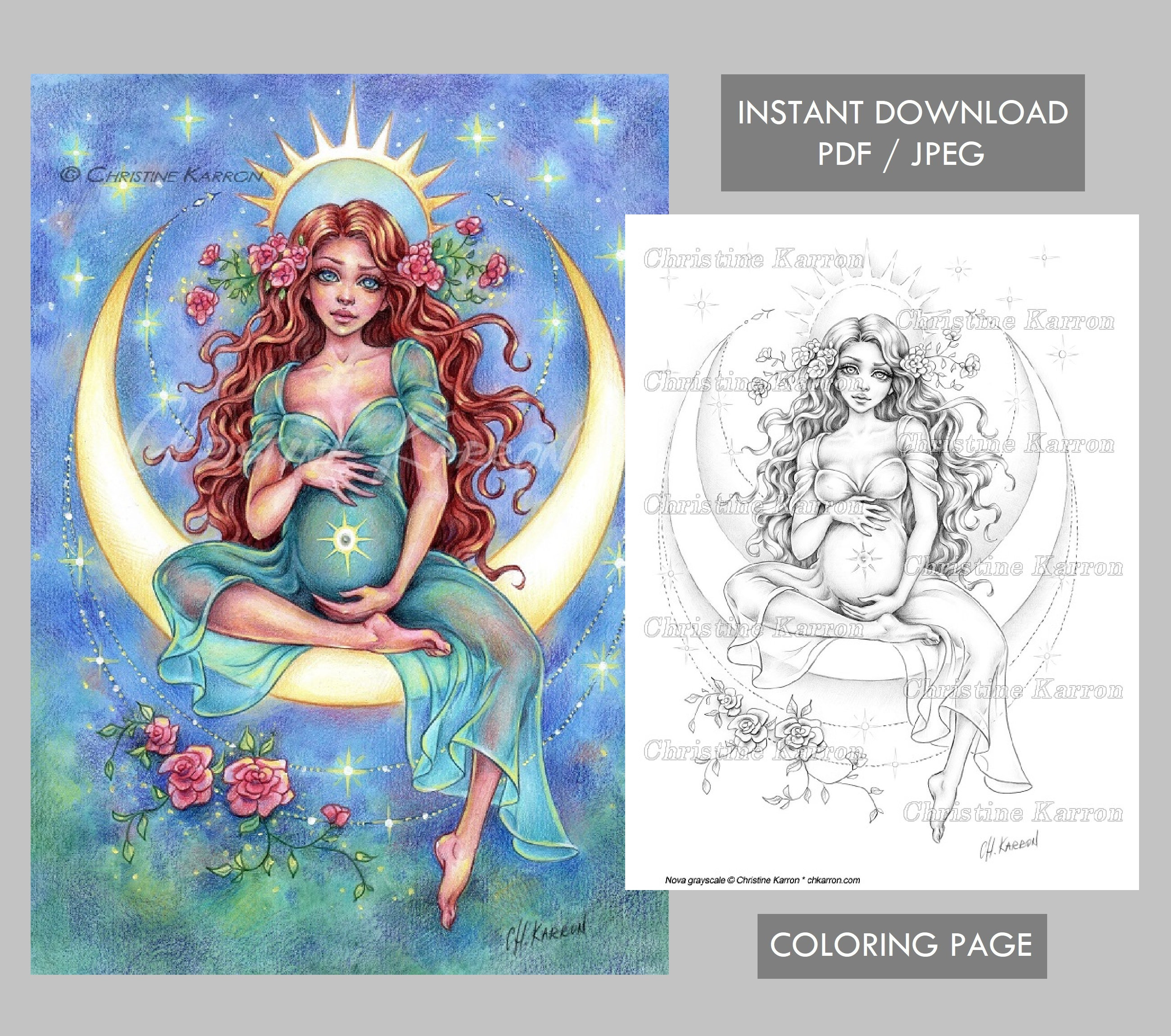 Nova — coloring book cover