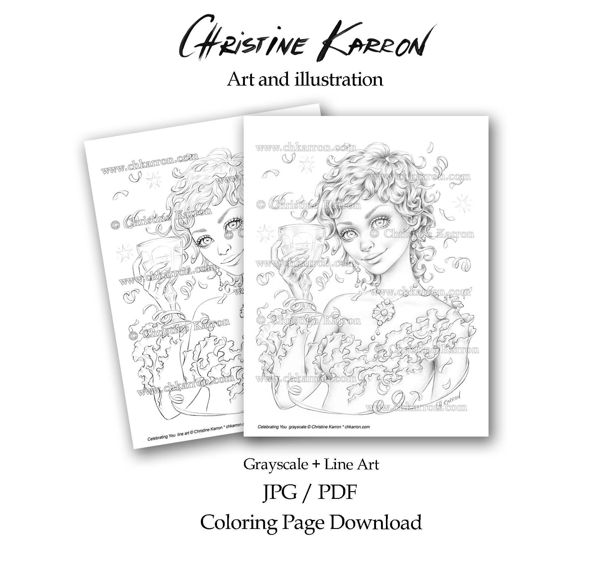 Celebrating You — coloring book cover