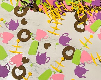 High Tea Party Confetti: Teapots, Cups, Biscuits