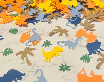 Dino Birthday Party Confetti: Jurassic Park Theme
