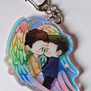 Rainbow color DESTIEL keychain