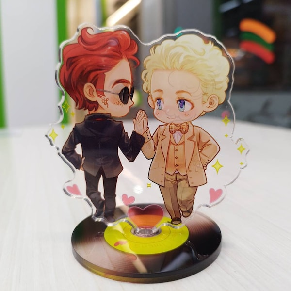 Goodomens dancing spinning stand sign
