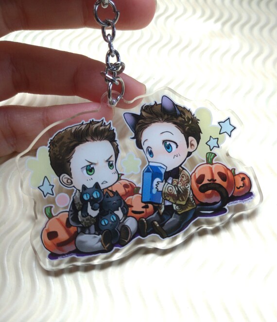 supernatural destiel cockles dean winchester castiel Keychain supernatural destiel cockles dean winchester castiel Keychain