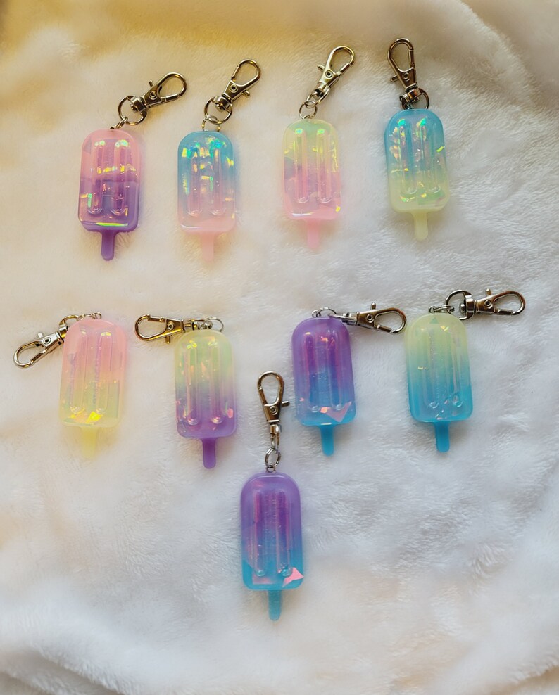 Kawaii Popsicle Keychain