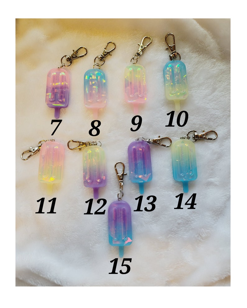 Kawaii Popsicle Keychain