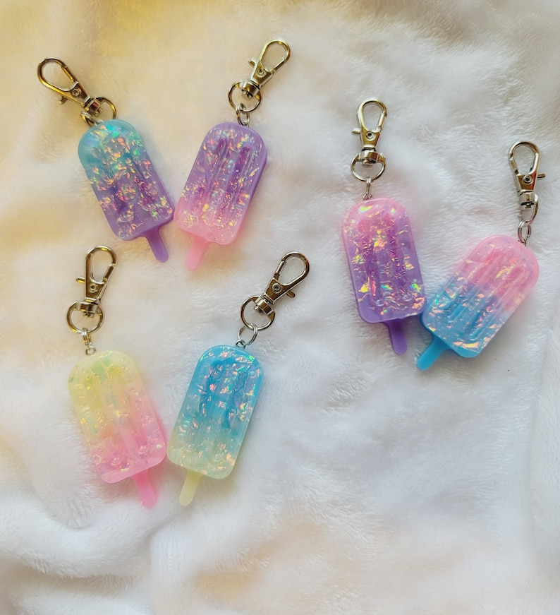 Kawaii Popsicle Keychain