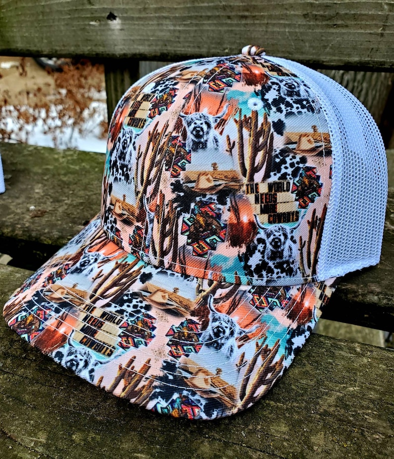 Western Baseball Cap Patterned Baseball Cap western print Etsy