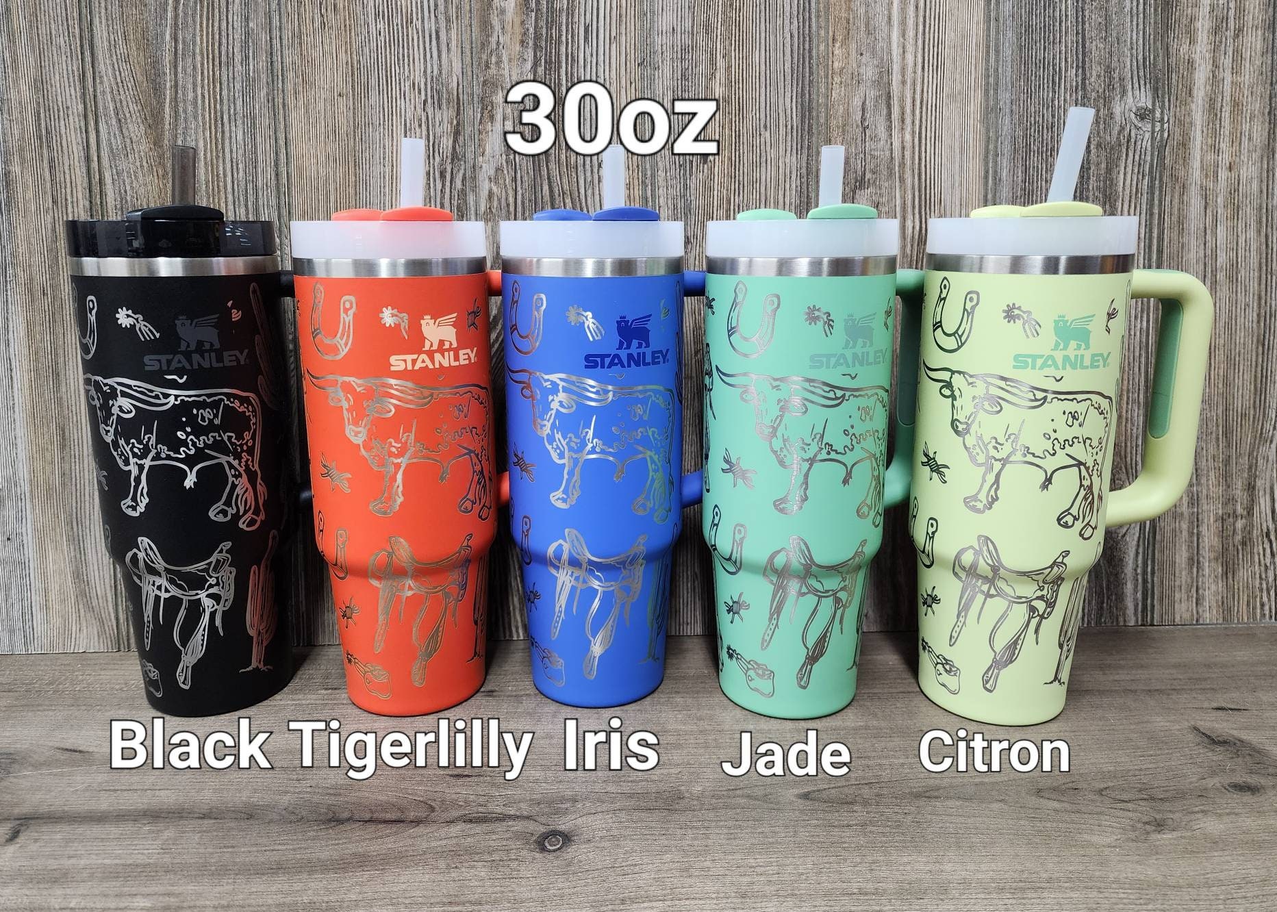 Engraved 40 oz tumbler, Western tumbler, Stanley & Generic Tumblers