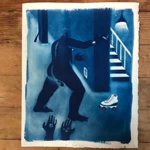 Blue Yodel No.12 (Cyanotype, 11x14)