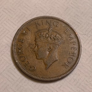 Coins from British India 1941 Quarter Anna