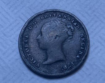 Coin from Great Britain 1844 Half Farthing