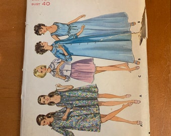 Vintage, Butterick 5534 Misses&#39; Nightgown, Robe, & Jacket Pattern - Size 18
