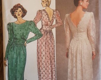Vintage, Uncut Butterick 4902 Rimini Misses&#39; Dress Pattern Size 8 to 12