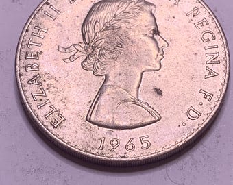 Coins from Great Britain 1965 One Crown Churchill Commemorative