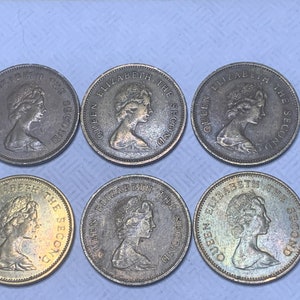 Coins from Hong Kong Queen Elizabeth II 50 Cents (6)