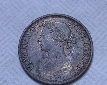 Coin from Great Britain 1861 Farthing